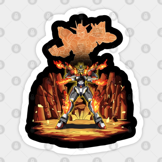 Jigen Hao Riu Artwork Sticker by namanyastudios